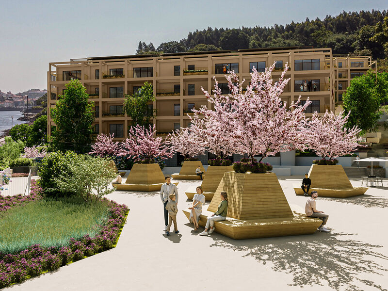 Apartment T3 Santa Marinha Vila Nova de Gaia - terrace, terraces, parking space, garage