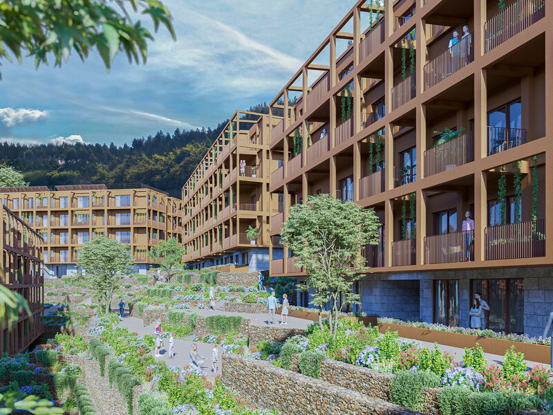 Apartment T2 Santa Marinha Vila Nova de Gaia - parking space, terraces, terrace, garage