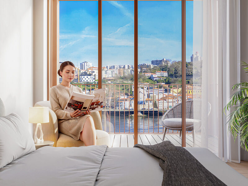 Apartamento T3 Santa Marinha Vila Nova de Gaia - terraços, lugar de garagem