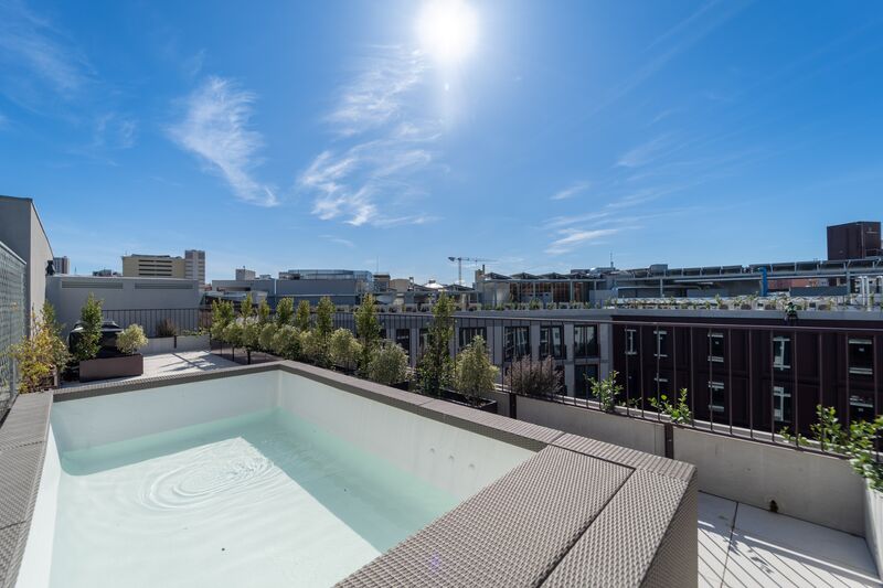 Apartment T4 nuevo in the center Bolhão  Santo Ildefonso Porto - swimming pool, terrace, garden, balcony, balconies, garage, terraces