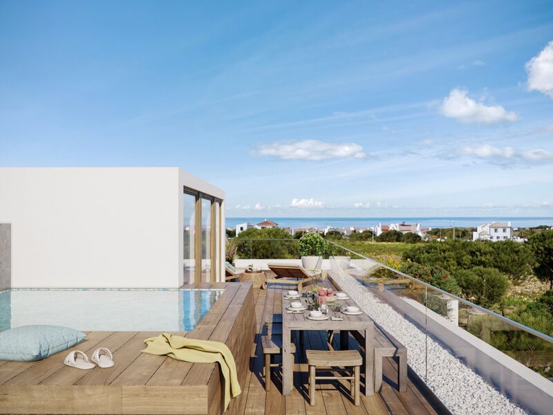 апартаменты Duplex в центре T3 Porto Covo Sines - бассейн, терраса