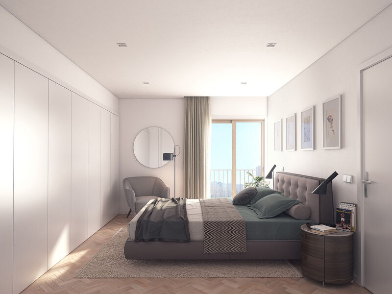 Apartment T1 Prelada Ramalde Porto - balconies, balcony, garden, store room, thermal insulation