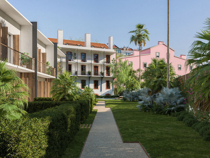 Apartamento T1 Duplex Estrela Prazeres Lisboa - trastero, terraza, piscina, jardines, garaje