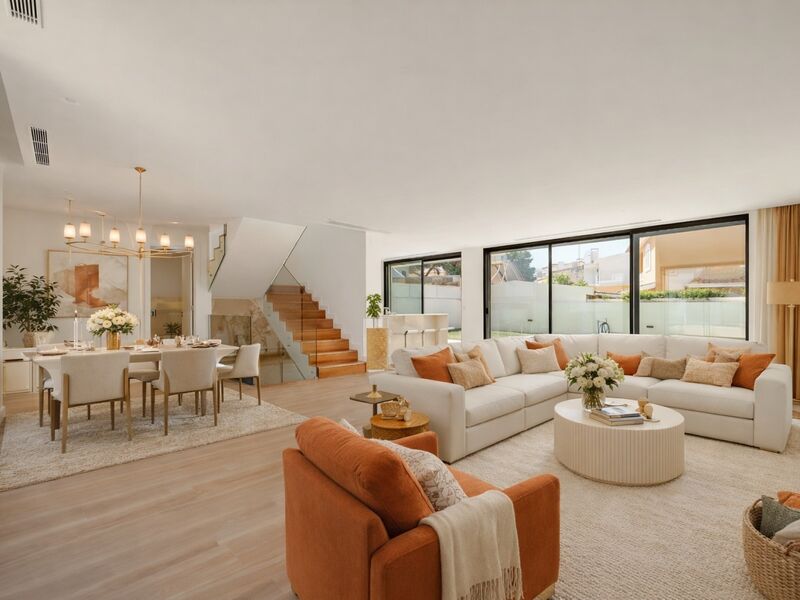 House 4+1 bedrooms Isolated Aldeia de Juzo Cascais - barbecue, swimming pool, garage, green areas, balcony, automatic gate, garden
