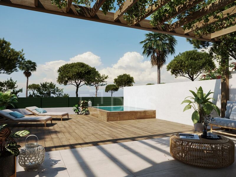 Apartment T2 neue in the center Porto Covo Sines - swimming pool, garden, terrace