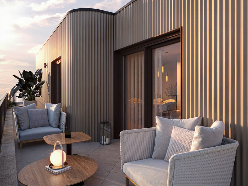 Apartamento T2 Moderno no centro Mafamude Vila Nova de Gaia - painéis solares, garagem, ar condicionado, varandas, isolamento térmico, equipado
