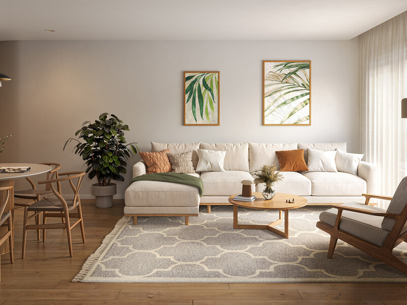 Apartamento Moderno no centro T3 Mafamude Vila Nova de Gaia - painéis solares, varandas, isolamento térmico, garagem, equipado, ar condicionado