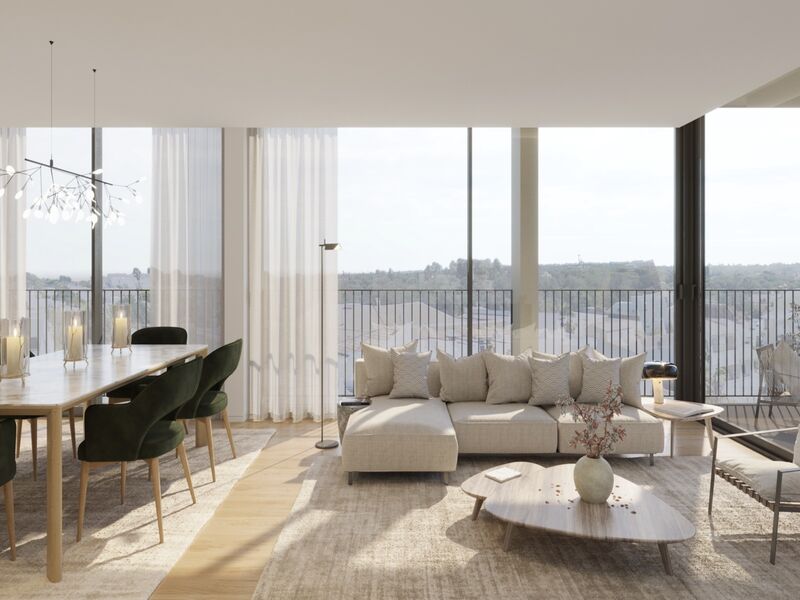 Apartamento novo T3 Centro Almancil Loulé - varandas, arrecadação