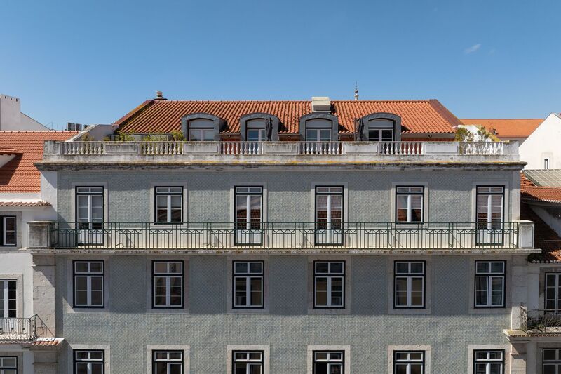 Oficina Remodelado en el centro Chiado  Santa Justa Lisboa - balcón