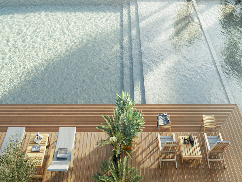 Apartment under construction 3 bedrooms Vilamoura Quarteira Loulé - store room, garden, terrace