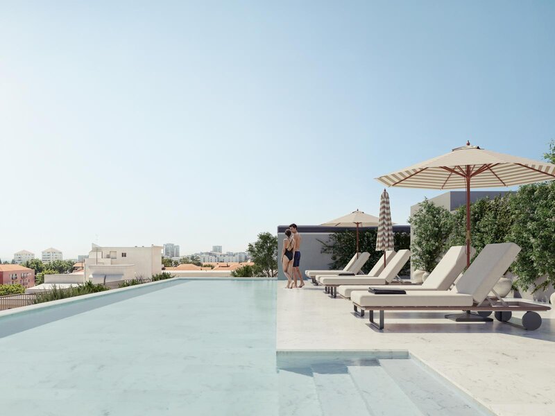 Apartamento T3 Alvalade Lisboa - piscina, varanda