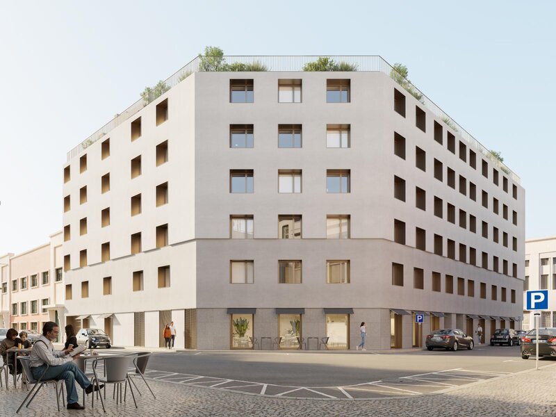 Apartamento T3 Alvalade Lisboa - balcón, piscina