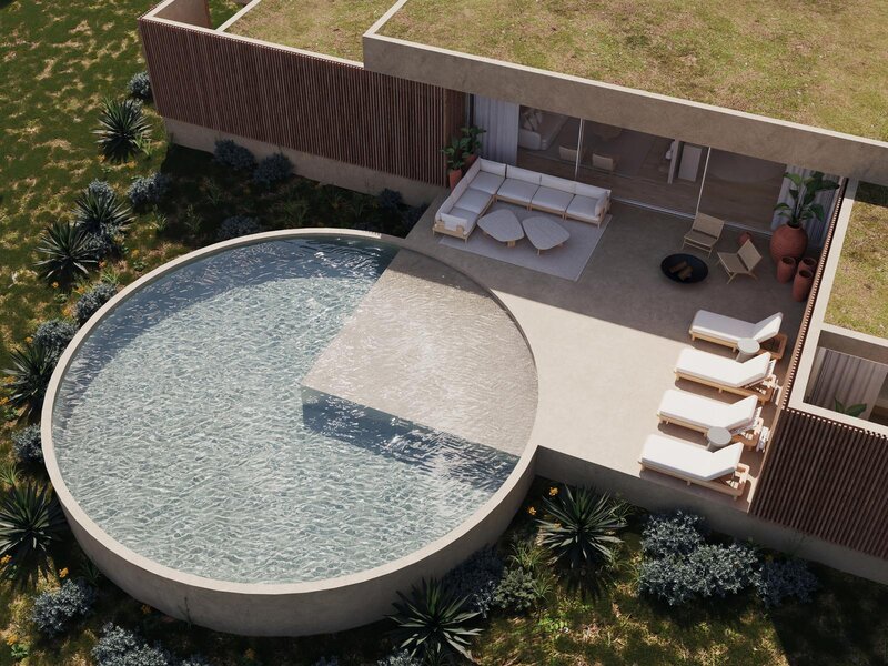 Apartamento T2 Moderno Santiago do Cacém - sauna, ar condicionado, terraço, banho turco, ténis, cozinha equipada, piscina