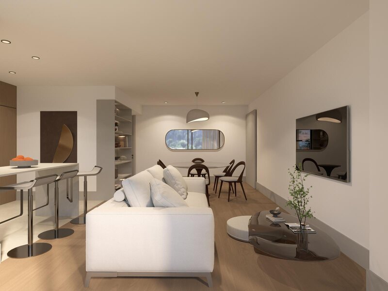Apartamento T0 de luxo Mafamude Vila Nova de Gaia - condomínio fechado, parque infantil, piscina, jardins, terraços, varandas, tênis, áreas verdes
