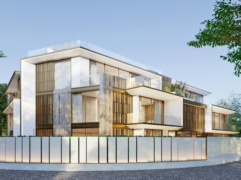 House Semidetached under construction 4 bedrooms Cascais - garage, garden, swimming pool, solar panels, terraces