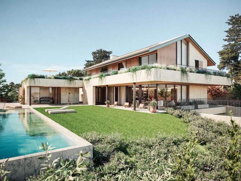 Huis Modern V5 Estoril Cascais - balkon, garage, terrasen, zolder, sauna, zwembad, tuinen
