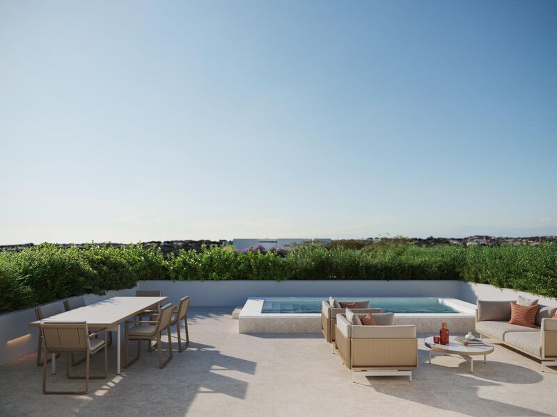 Apartamento T2 Vilamoura Quarteira Loulé - parque infantil, varandas, piscina, jardins, terraços, churrasqueira