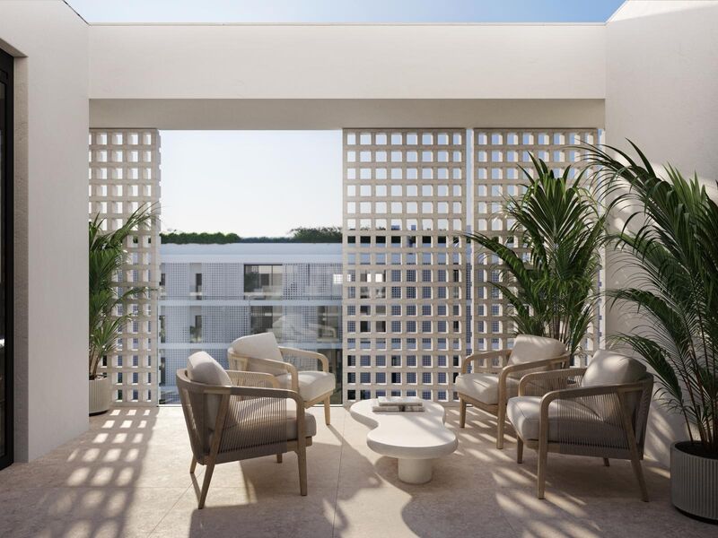 Apartamento T3 Vilamoura Quarteira Loulé - terraços, churrasqueira, jardins, parque infantil, varandas, piscina