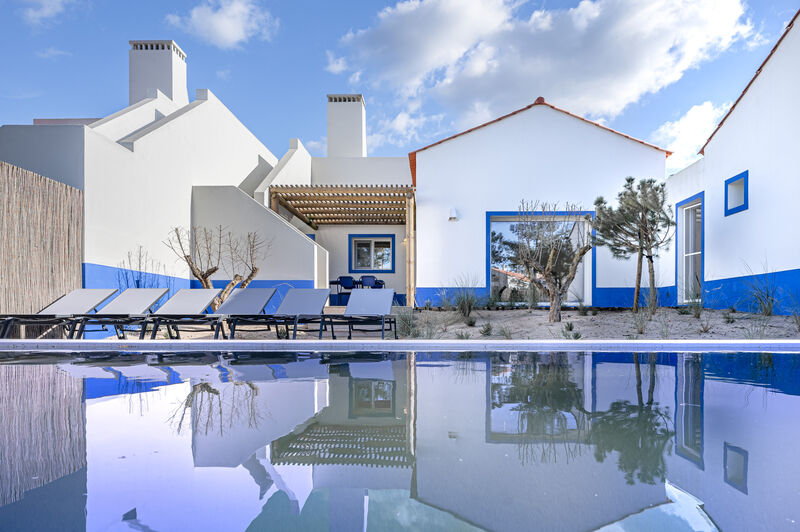 Haus V4 neues im zentrum Pego Carvalhal Grândola - gärten, sauna, terrasse, private wohnanlage, swimmingpool