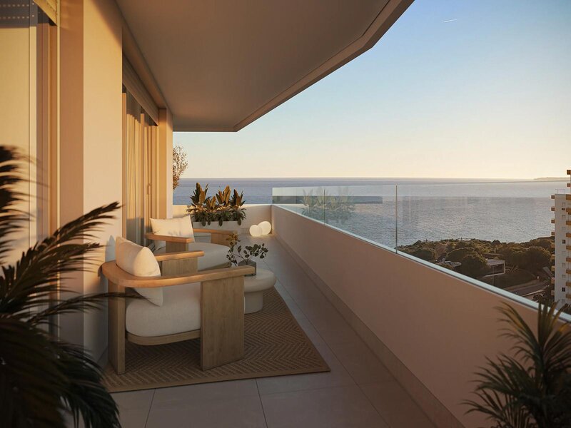 Apartment 2 bedrooms Modern Praia da Rocha Portimão - store room, gardens, swimming pool, video surveillance, gated community, equipped, terraces