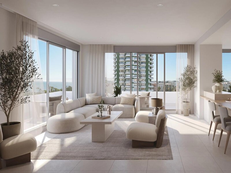 Apartamento Moderno T2 Praia da Rocha Portimão - piscina, trastero, videovigilancia, equipado, comunidad cerrada, terrazas, jardines