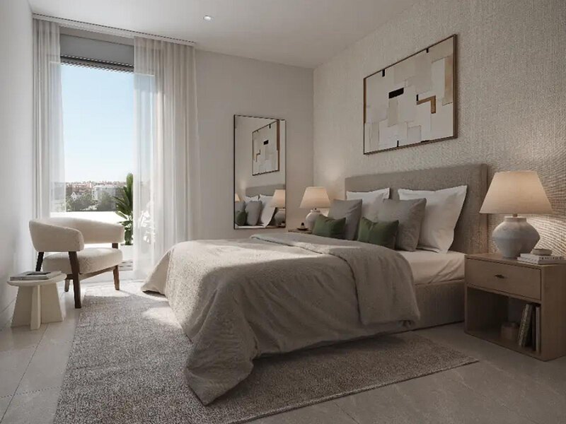 Apartment Modern 1+1 bedrooms Praia da Rocha Portimão - gated community, swimming pool, store room, terraces, video surveillance, equipped, gardens
