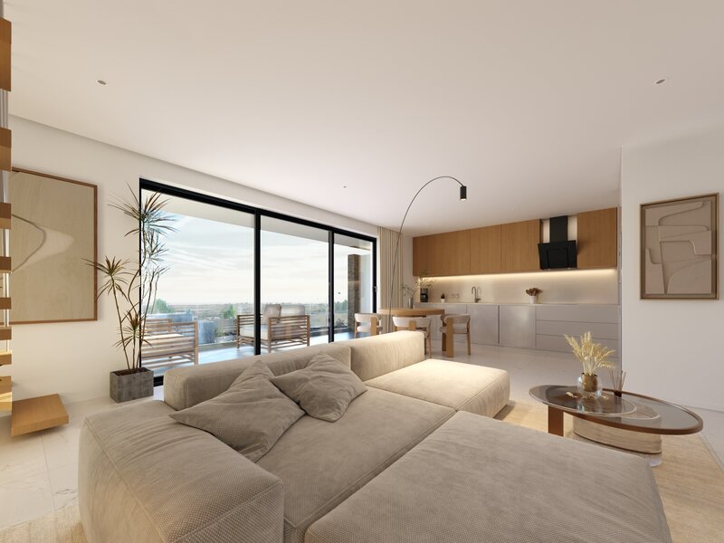 Apartment 3 bedrooms Tavira - sound insulation, air conditioning, swimming pool, parking lot, garage, balconies