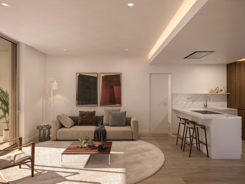 Wohnung T1 Belas Clube de Campo Sintra - balkone, ausgestattet, gärten, möbliert, tennisplatz, spielplatz, swimmingpool, terrassen