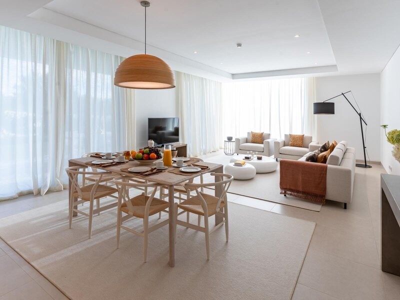 Apartamento T2 Sesmarias Vila Nova de Cacela Vila Real de Santo António - piscina, mobilado, terraços, equipado, jardins