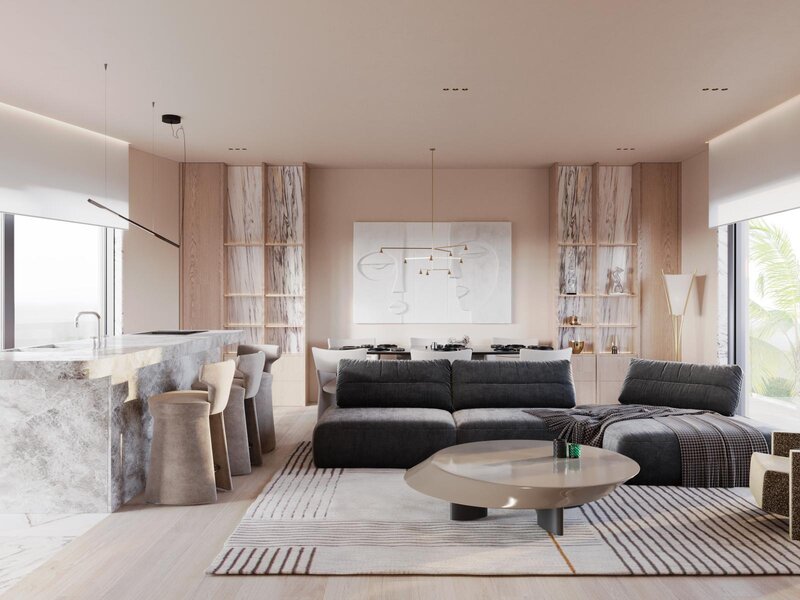 Apartment Modern 3 bedrooms Montenegro Faro - store room, terrace, balcony