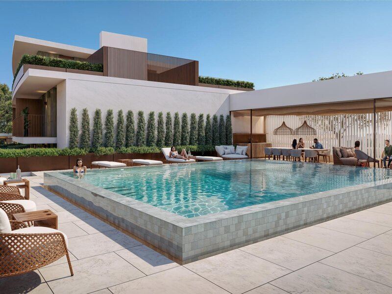 Apartamento T3 Santa Luzia Tavira - balcones, aire acondicionado, trastero, terraza, aislamiento térmico