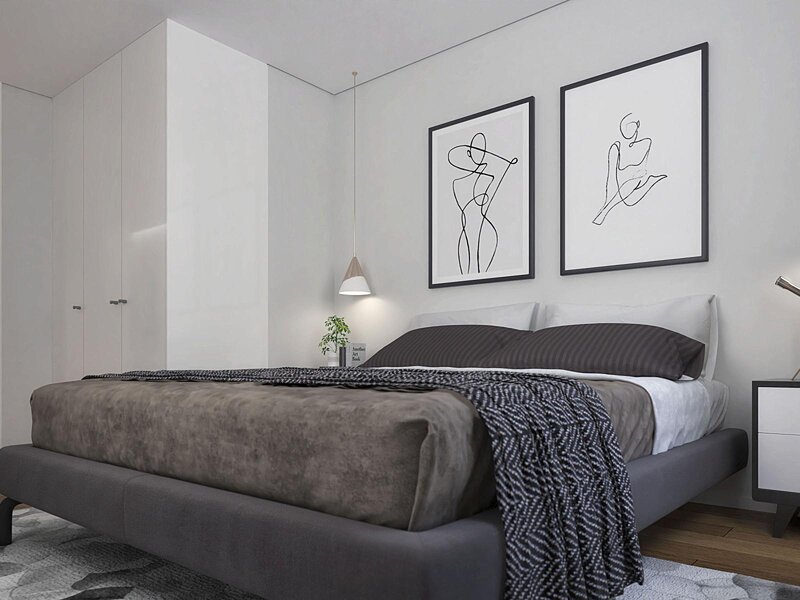 Apartamento T2 Leça da Palmeira Matosinhos - ar condicionado, garagem, vidros duplos, piscina, vaga de garagem, varandas