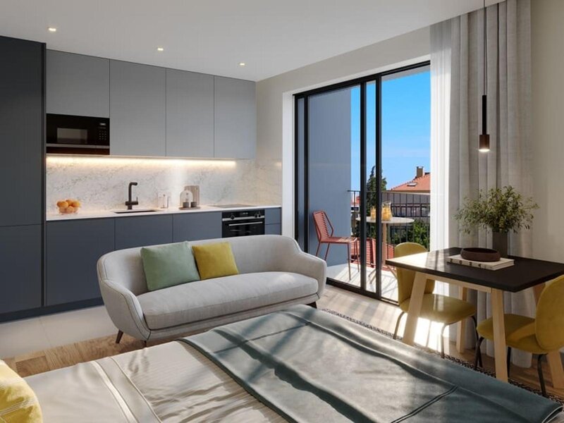 Apartamento T1 Carcavelos Cascais - varandas