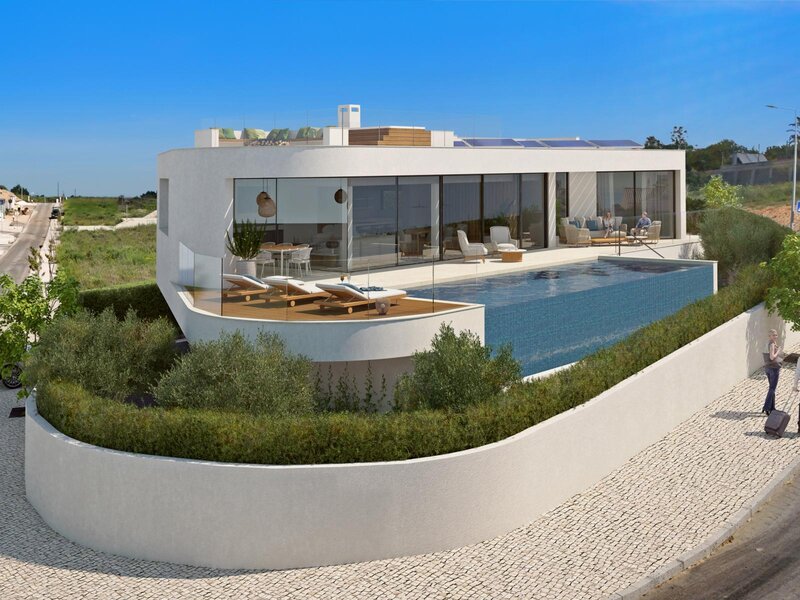 Plot of land with 644sqm Luz Lagos - garage, sea view, solar panels