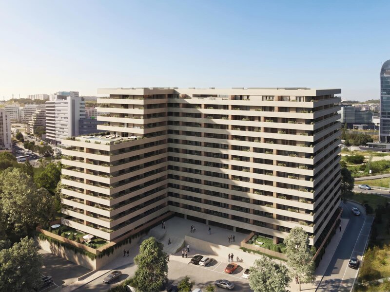 квартира T4 Algés Oeiras - бассейн, террасы, гараж, балконы