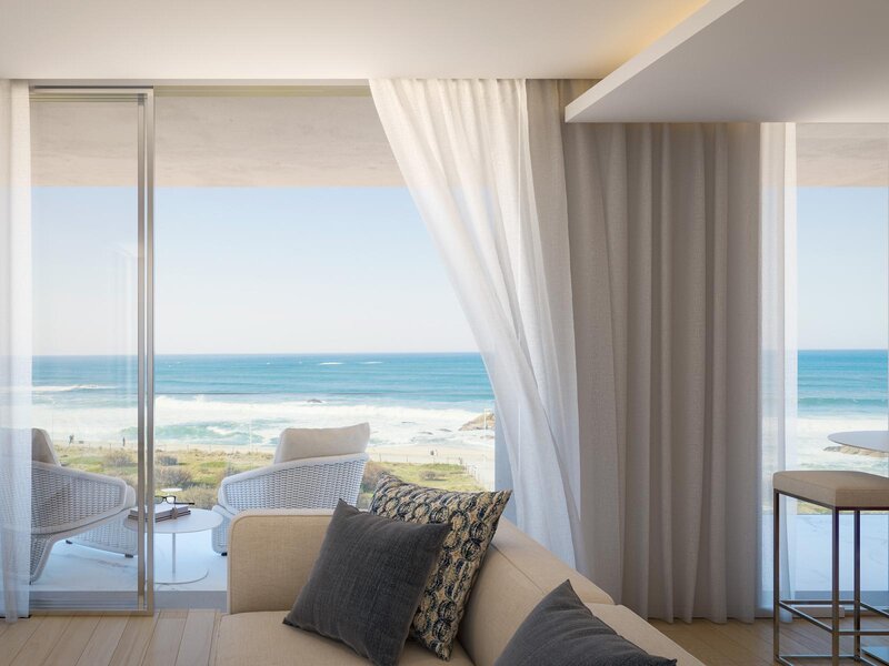 квартира T1 Zona Balnear Vila do Conde - звукоизоляция, кондиционер, парковочное место, сады, гараж, балконы