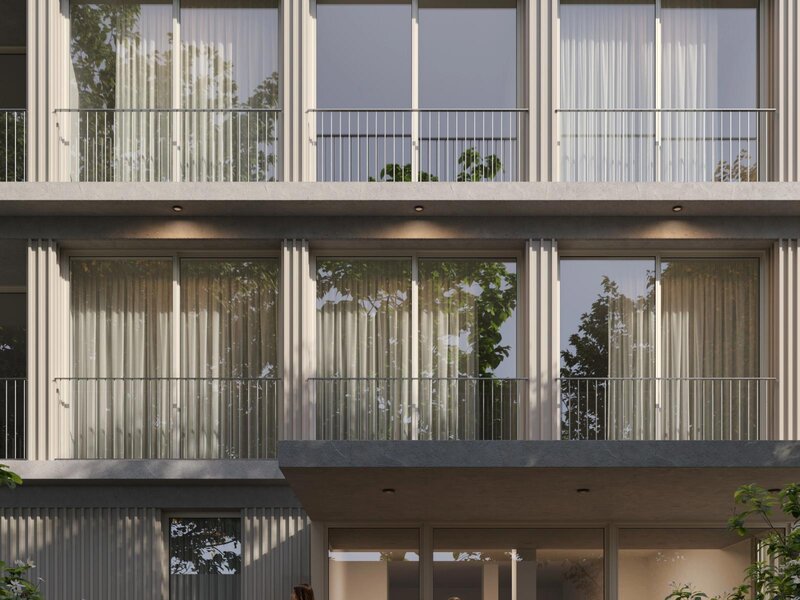 квартира T1+1 Hospital Pedro Hispano Senhora da Hora Matosinhos - сад, тихий район, парковочное место, балкон, кондиционер, гараж