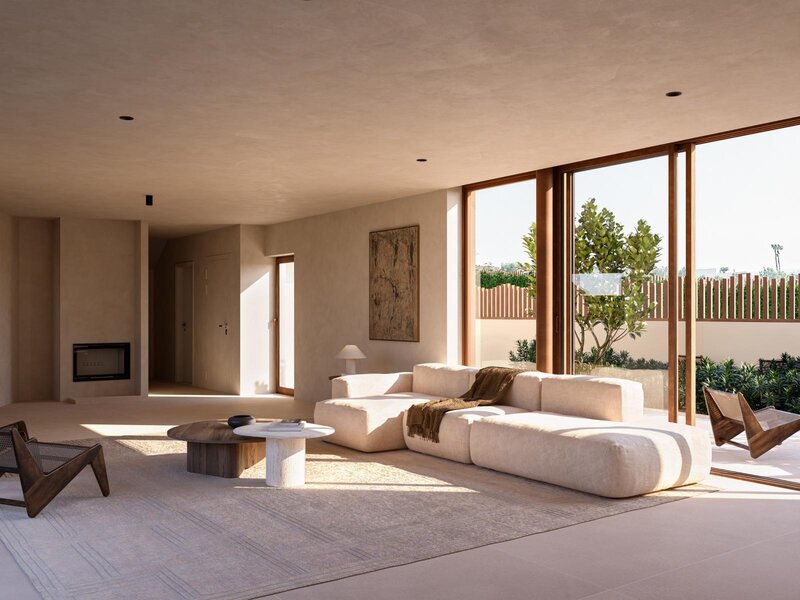 House 3 bedrooms Modern near the beach Galé Albufeira - balcony, terraces, garage, store room, swimming pool, gardens