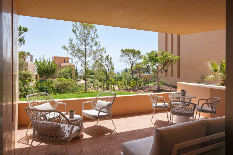 Apartamento T1 Palmares Odiáxere Lagos - arrecadação, piscina, piso radiante, ténis, terraços, jardins