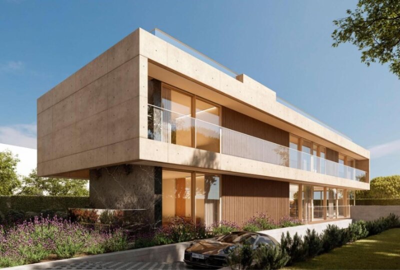 Casa en construcción V4 Quinta da Marinha Cascais - terraza, zonas verdes, piscina, trastero, garaje, jardín