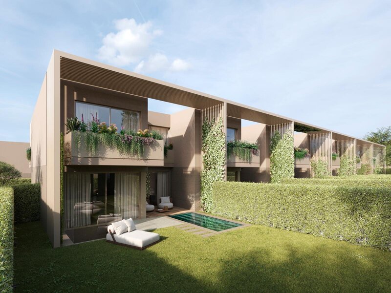 Moradia Isolada em banda V4 Aldeia de Juzo  Cascais - painéis solares, ar condicionado, alarme, jardins, piscina, condomínio fechado