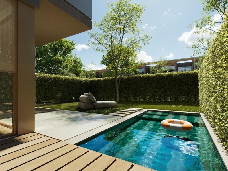 House Isolated townhouse 4 bedrooms Aldeia de Juzo Cascais - alarm, swimming pool, gardens, air conditioning, gated community, solar panels