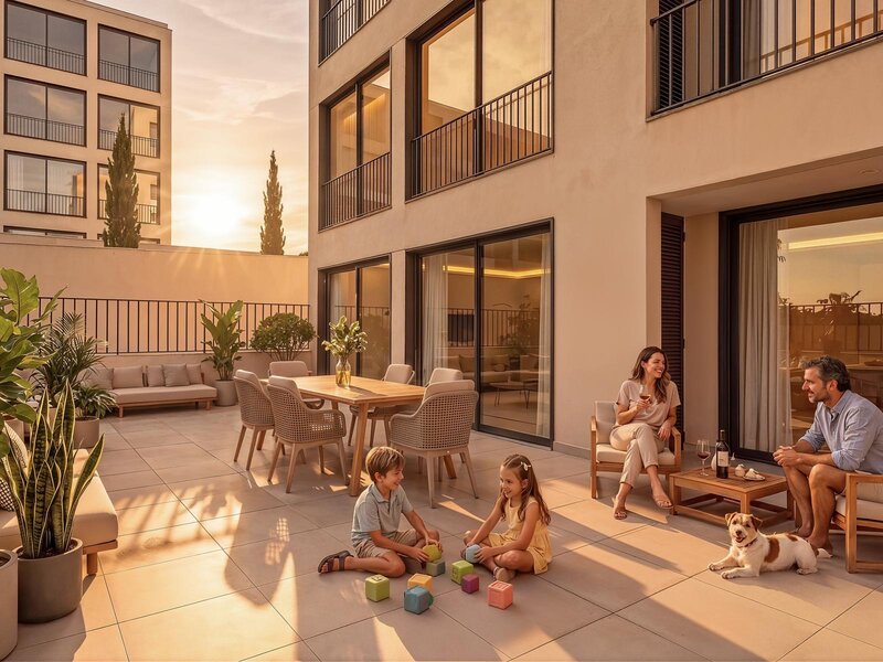 Apartamento T2 com varanda e terraço, em Fânzeres, Gondomar
