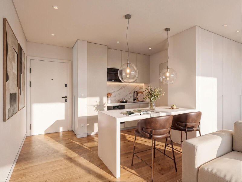 Apartamento T2 com varanda e garagem, em Fânzeres, Gondomar