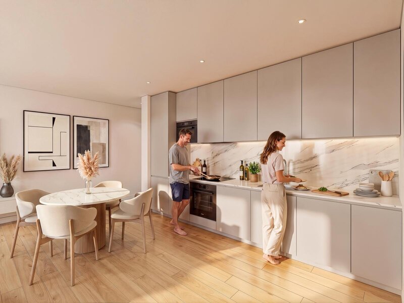 Apartamento T2 com varanda e garagem, em Fânzeres, Gondomar