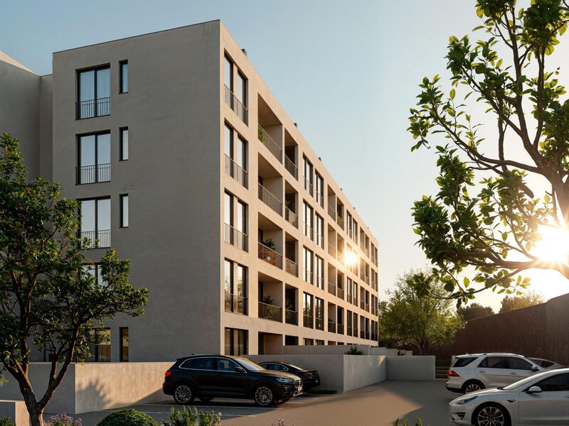 Apartamento T1 com varanda e garagem, em Fânzeres, Gondomar