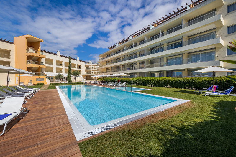 Apartment 1 bedrooms Quarteira Loulé - store room, gardens, balcony, swimming pool, green areas, garage, gated community, playground