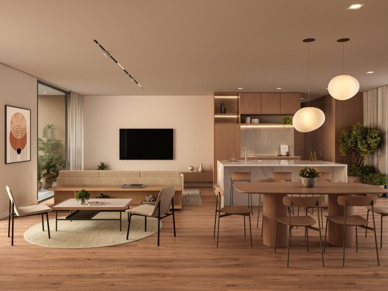 Apartamento T2 com varanda e 2 lugares de estacionamento no Porto