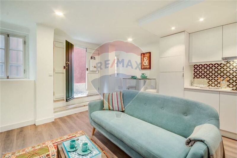 Apartment T1 nieuw Santa Maria Maior Lisboa - equipped, quiet area, furnished