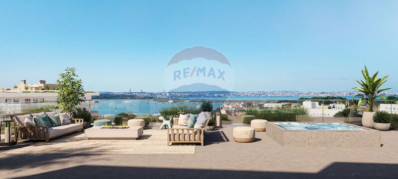 Apartment 2 bedrooms new under construction Seixal - balconies, barbecue, gardens, balcony, terraces, terrace